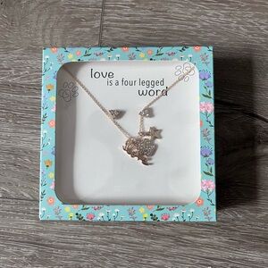 Love is a Four Legged Word Necklace